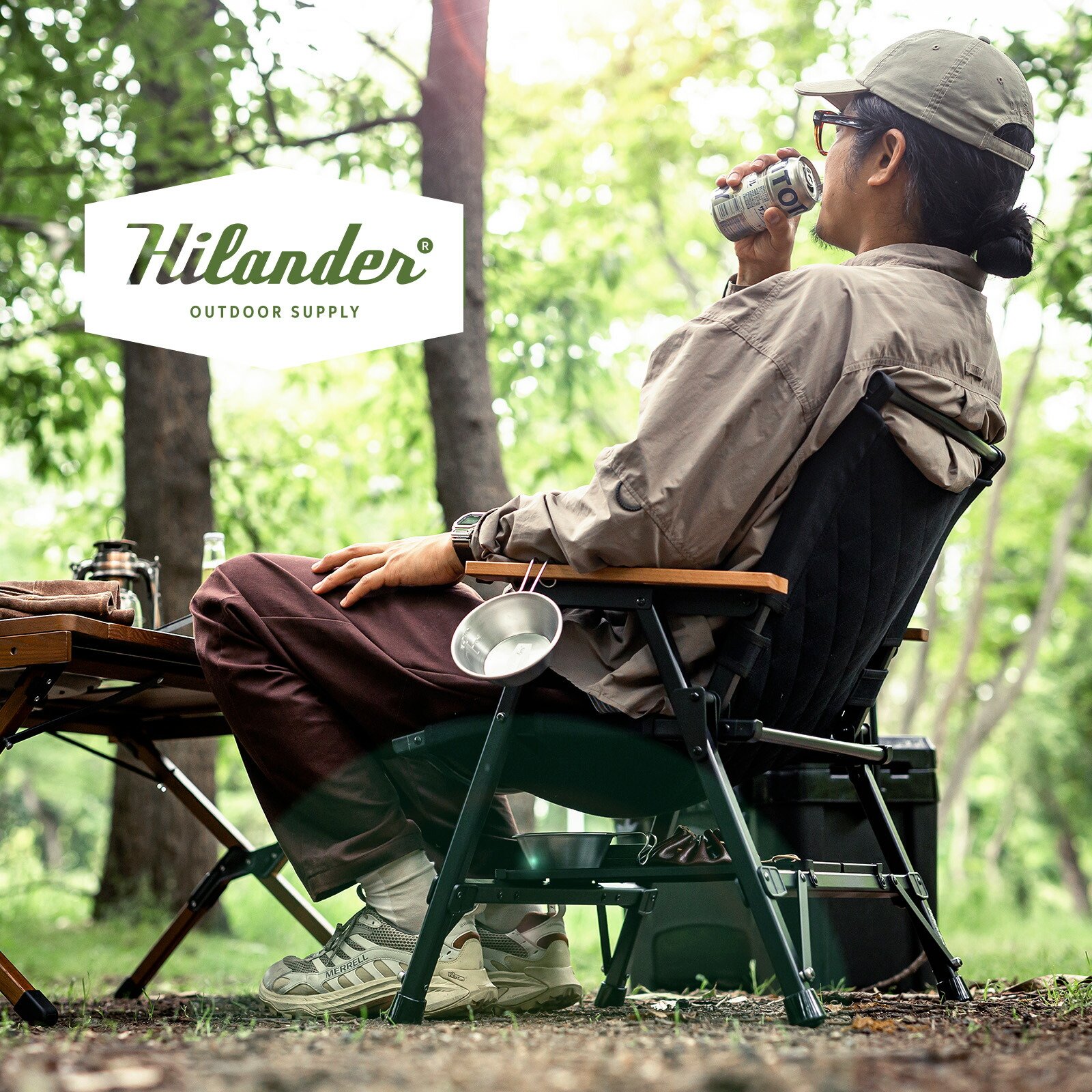 楽天市場】Hilander(ハイランダー) CHEF CHAIR(シェフチェア)【1年保証