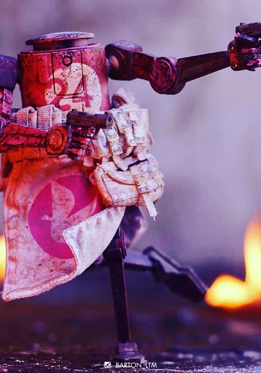 Dropcloth Peaceday WWRp by Ashley Wood (one twelve) toy release