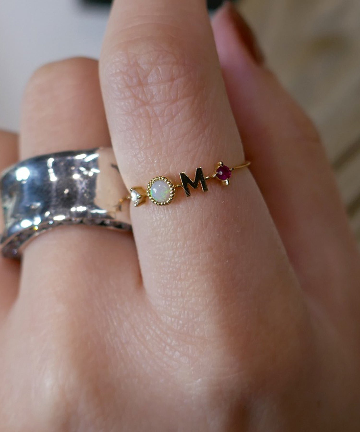 リング(LE-NR07) ※誕生石7月～12月