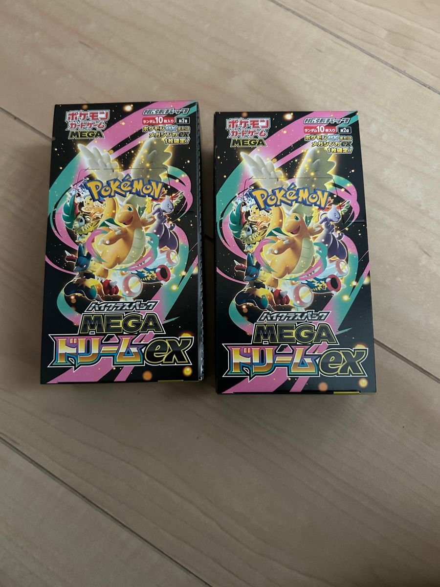 MEGAドリームex シュリンク付 2BOX ポケモンカードゲーム ポケセン産