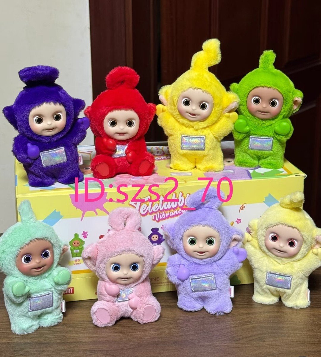 Secret + 8 PCS - Authentic POP MART Teletubbies Vibrancy Series