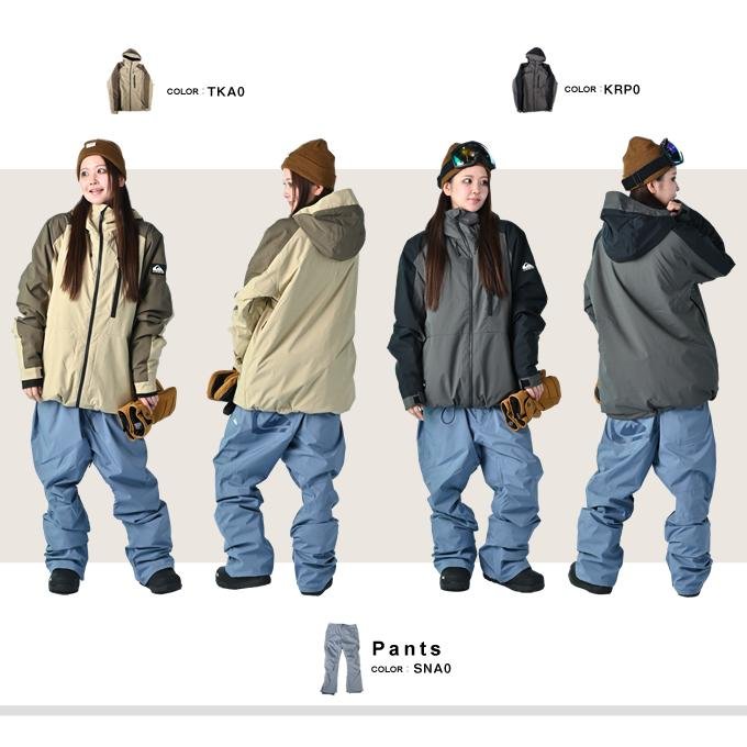 Quiksilver（クイックシルバー） スノーボードウェア 上下セット