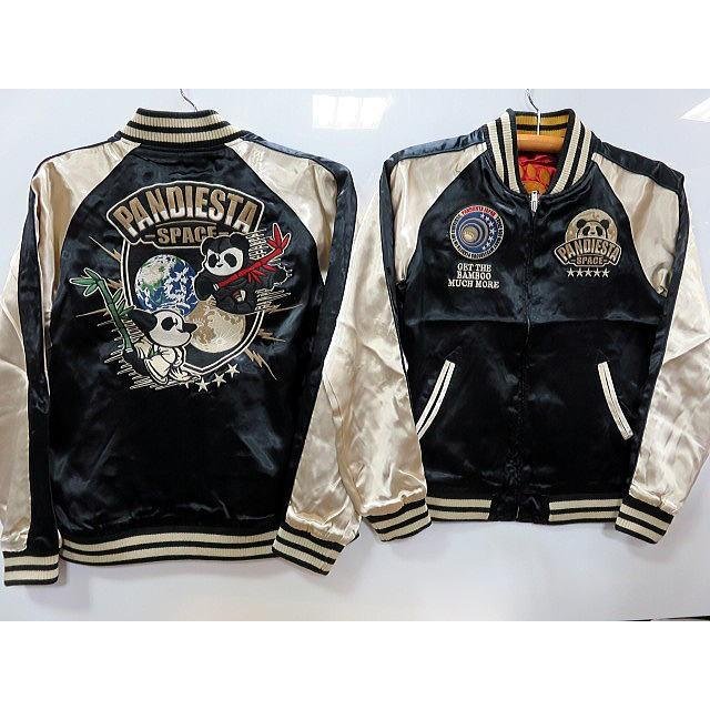 PANDIESTA JAPAN スペースパンダ//熊猫急便 リバーシブルスカジャン