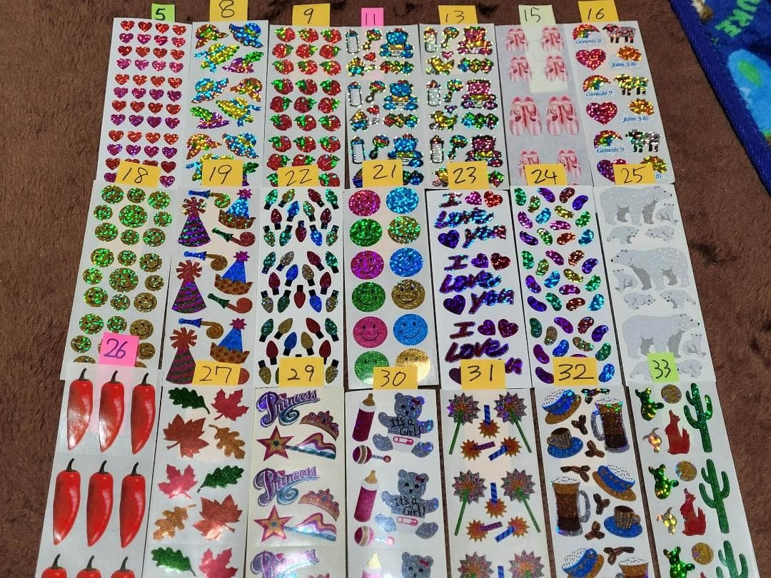 【う】アメリカのシール１シート３６０円サンディライオン好きな方も Amazon | カナダサンディライオンシール→付き | シール・ステッカー