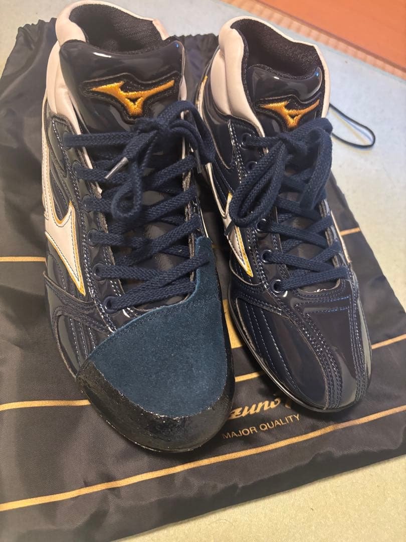Mizuno pro ネイビー オーダースパイク 26センチ ミズノプロオーダースパイク - メルカリ