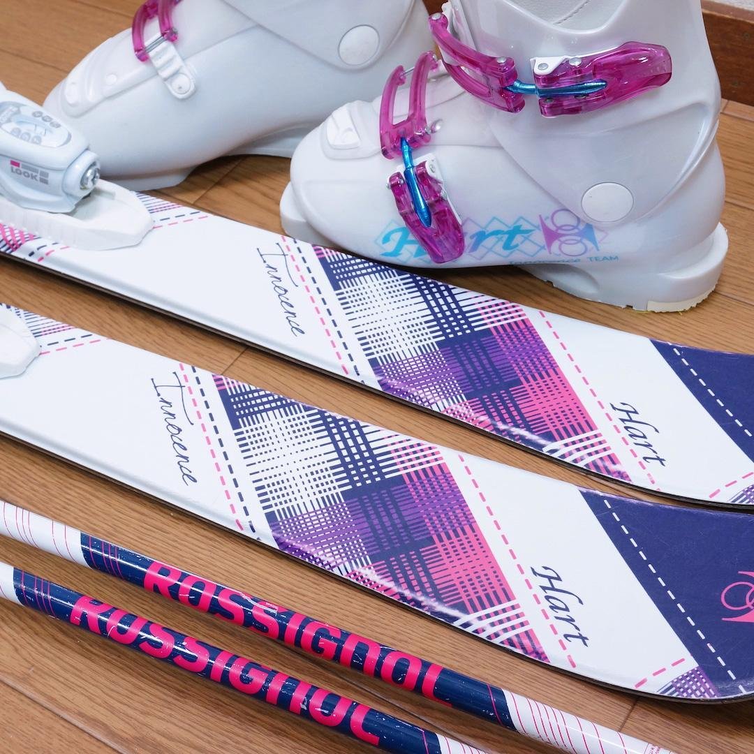 メンテ済 118cm 靴21cm HART カービングスキーセット (120 - メルカリ