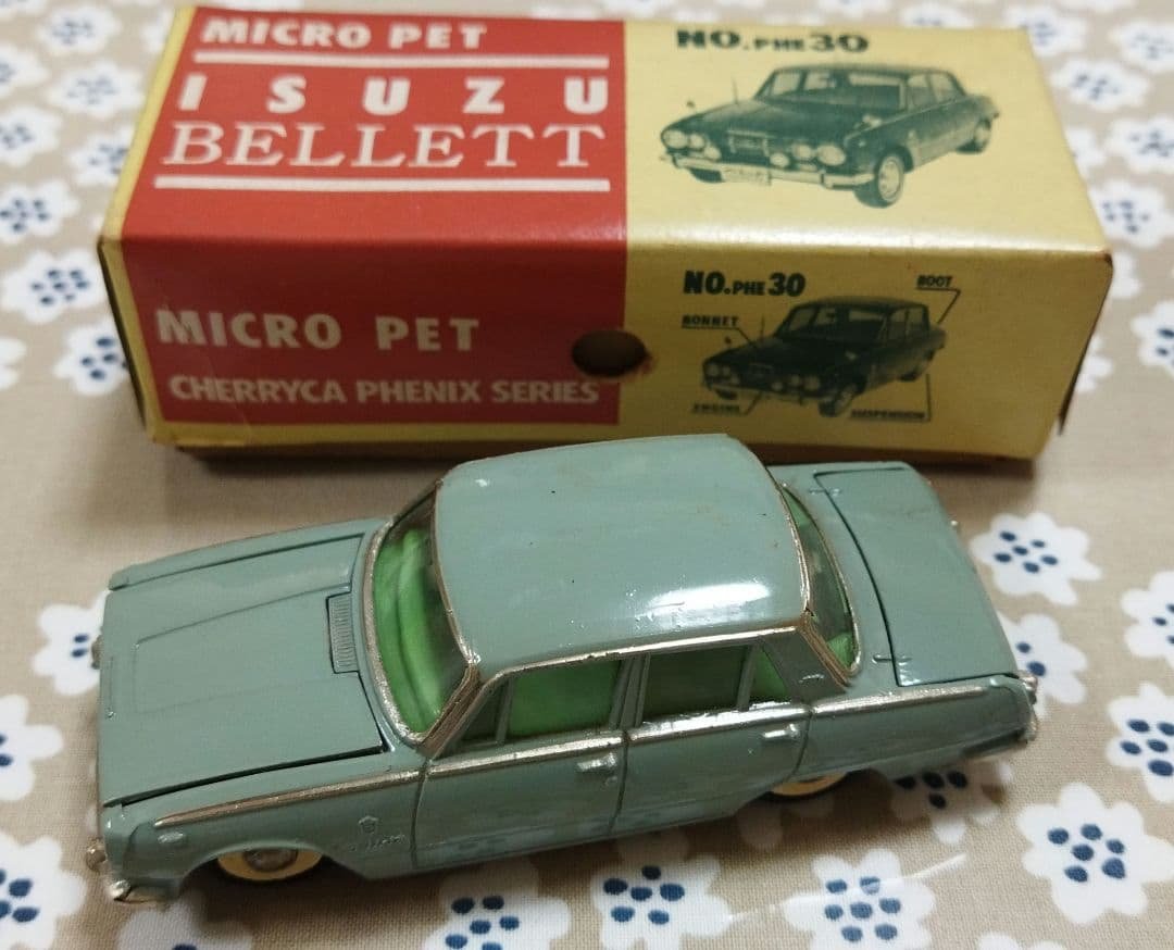 大盛屋 ISUZU Bellett NO.PHE30 ミニカー ミニカーショップ ケンボックス 大盛屋☆No.PHE30☆いすゞベレット (黒