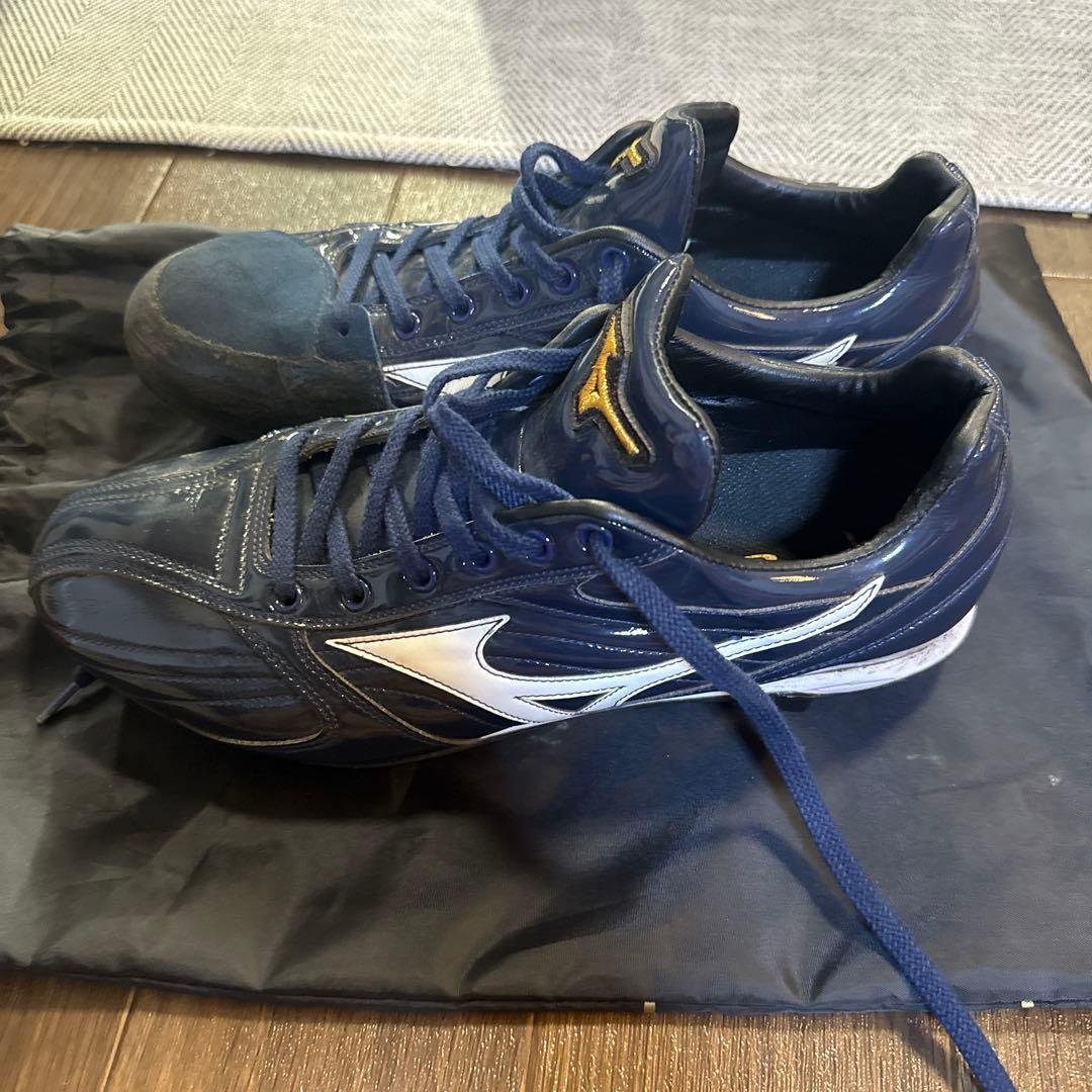 ミズノプロ オーダースパイク ネイビー ミズノ MIZUNO 野球 スパイク