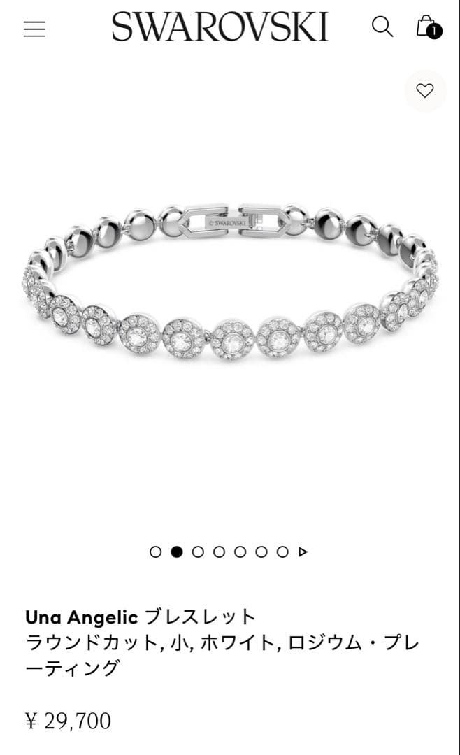 《新品》スワロフスキー　Una Angelic ブレスレット