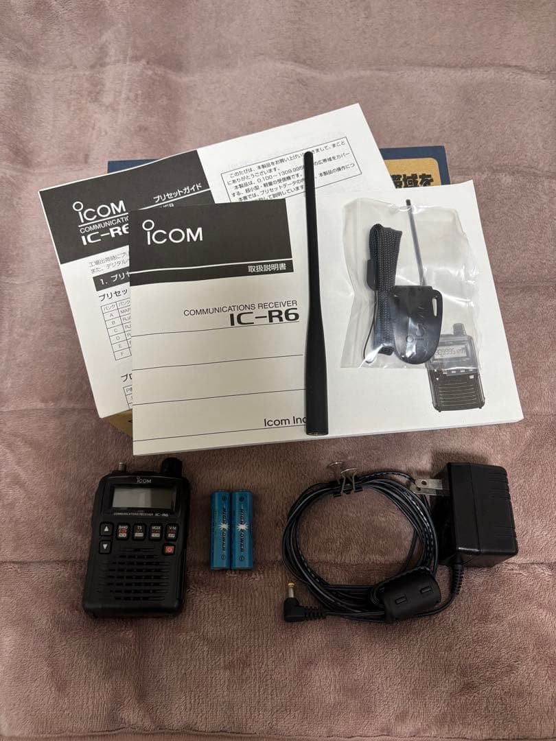 受信機 ICOM IC-R6 IC-R6 ブラック アイコム(ICOM)