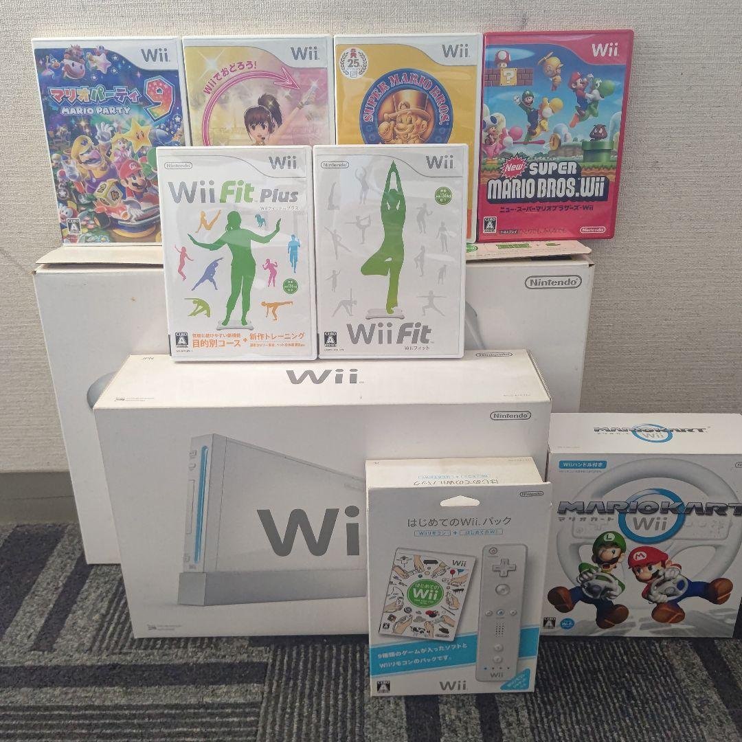 Nintendo Wii+Wii Fitとソフト5本 Amazon | Wiiフィット プラス (ソフト単品) | ゲームソフト