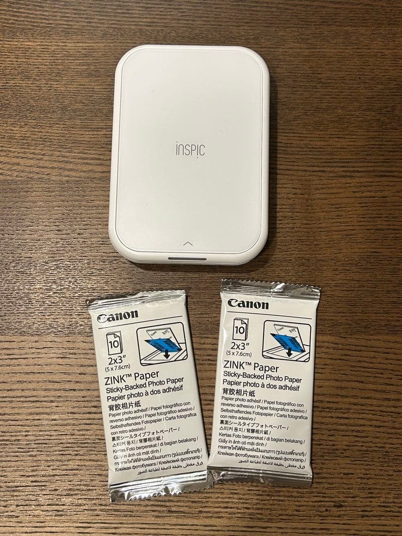 Canon iNSPiC プリンター 紙付き PV-223-WH ホワイト Amazon.co.jp: 【4点セット】Canon スマホ専用ミニフォトプリンター